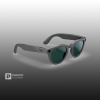 Ray-Ban Headliner (Gen 2) Глянцевый Серый с Прозрачно-Изумрудными Линзами
